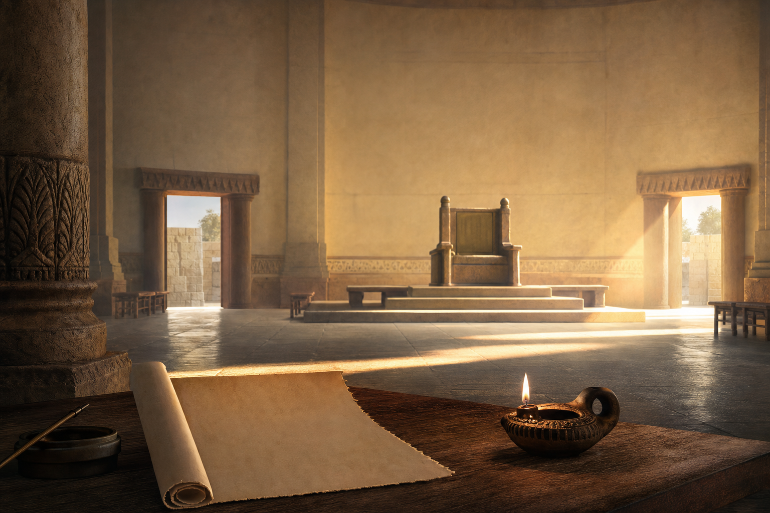 Symbolic header image for Day 25 REQUEST from 1 Kings 3