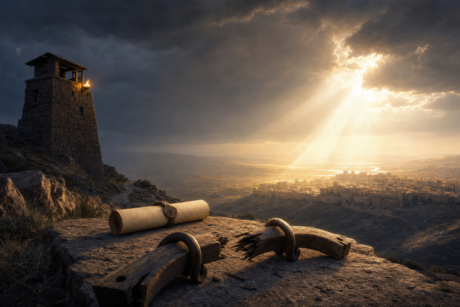 Symbolic header image for Day 30 PROPHECY from Isaiah 9
