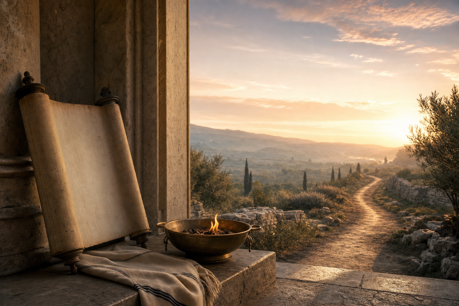Symbolic header image for Day 32 TRANSITION from Malachi 4