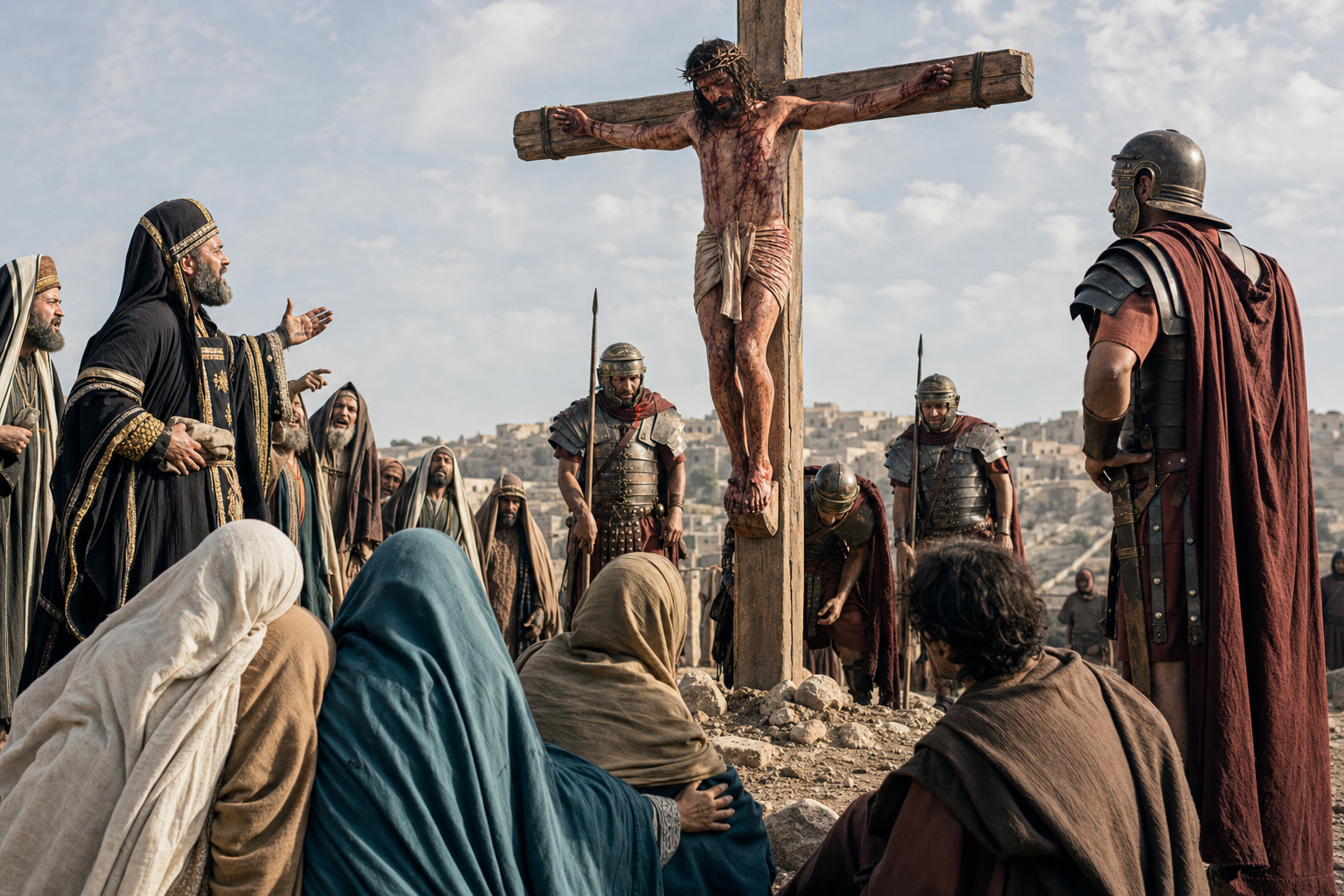 Symbolic header image for Day 56 CRUCIFIED from Matthew 26-27