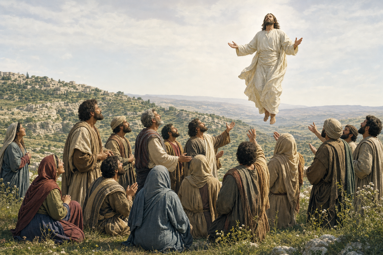 Symbolic header image for Day 59 ASCEND from Luke 24:13-53